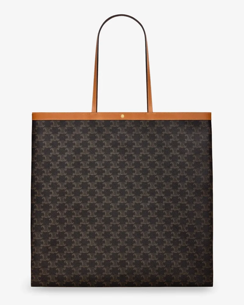 Celine Triomphe fabric Shopper bag -  - gender_Unisex Brown