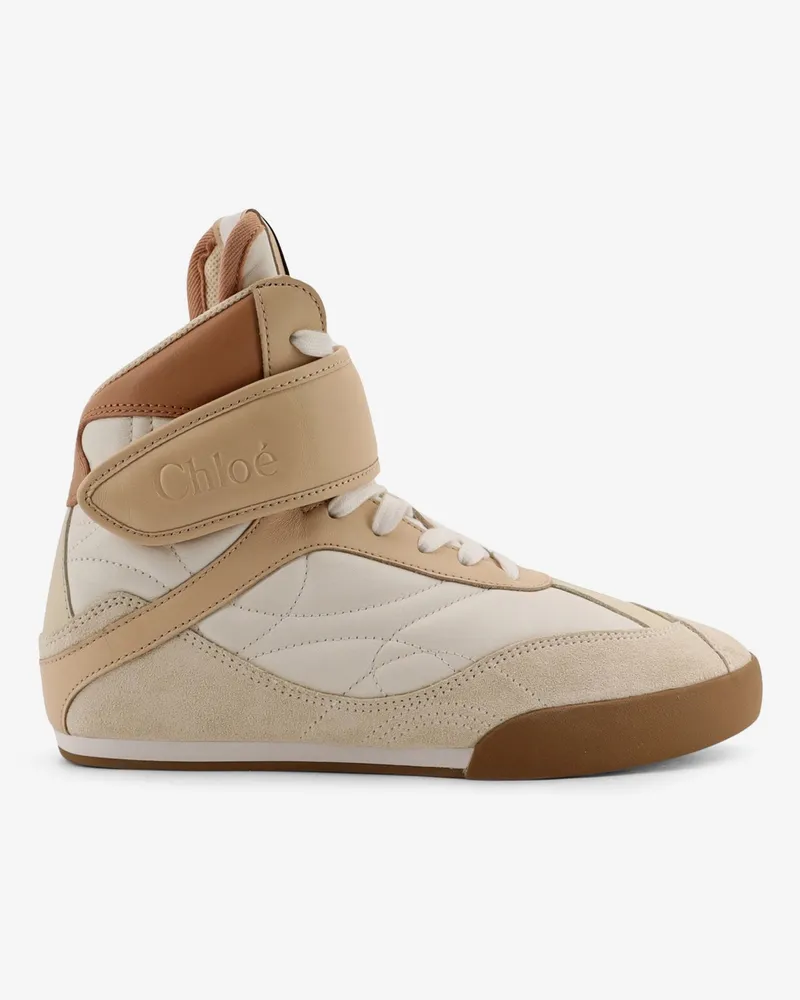 Chloé Chloé Kick leather sneakers -  - gender_Woman Pink
