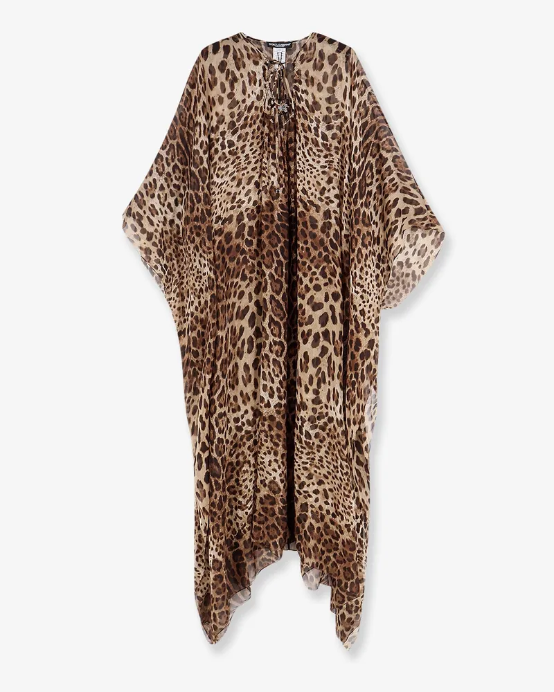 Dolce & Gabbana Kaftano silk dress -  - gender_Woman Animal