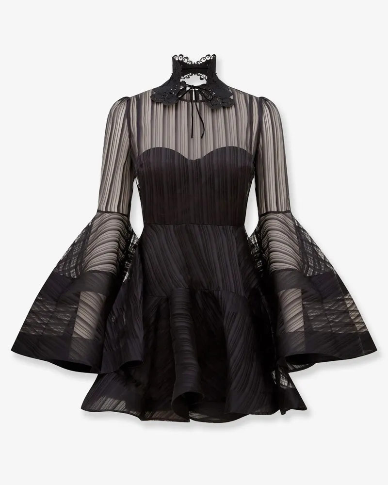 Zimmermann Valiant Lantern Mini Dress -  - gender_Woman Black