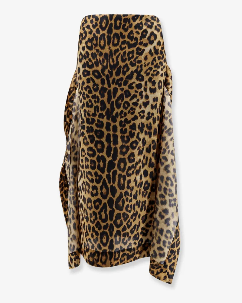 Alberta Ferretti Silk skirt with animal print -  - gender_Woman Animal