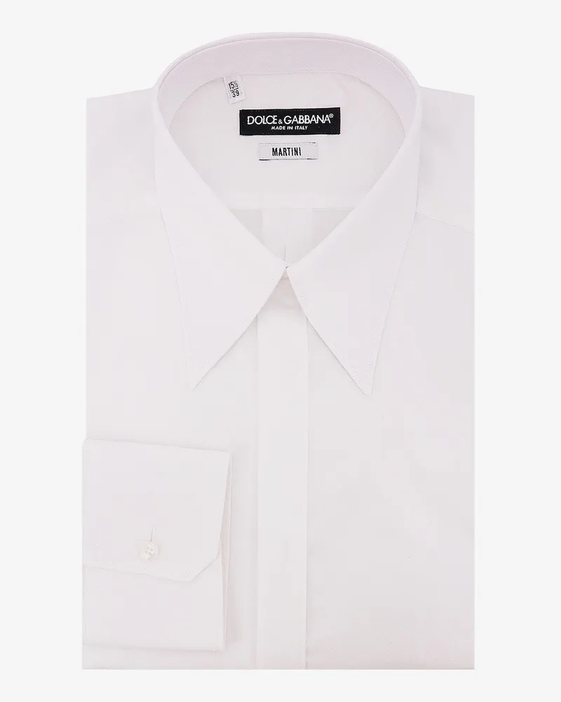 Dolce & Gabbana Martini cotton shirt -  - gender_Man White