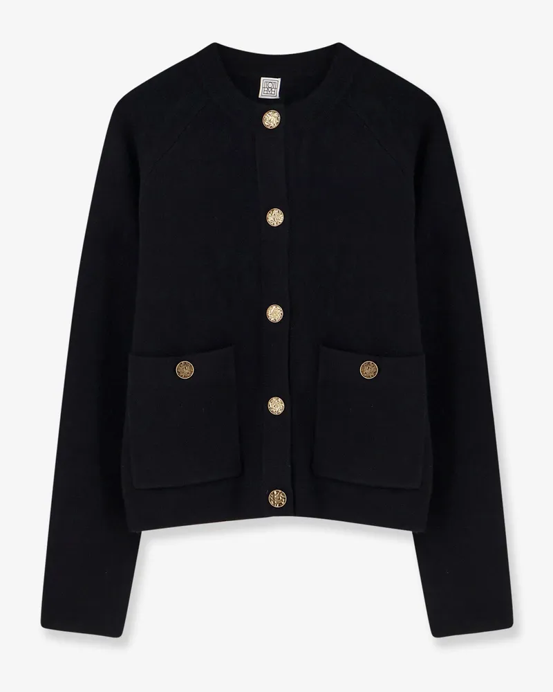 Totême Wool and cashmere blend cardigan -  - gender_Woman Black
