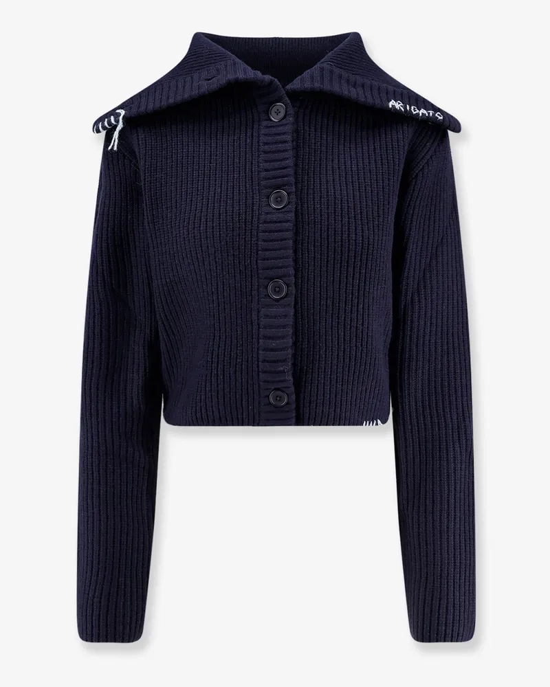 Axel Arigato Celin ribbed wool blend cardigan -  - gender_Woman Blue
