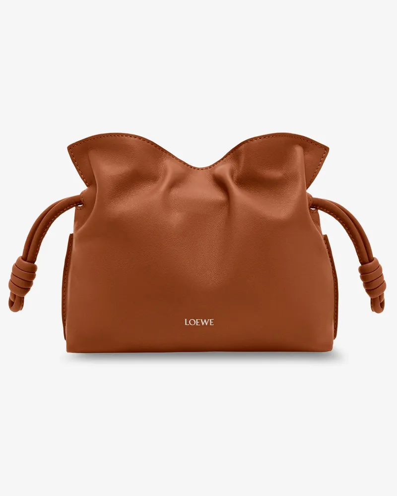 Loewe Flamenco clutch in nappa leather -  - gender_Woman Brown