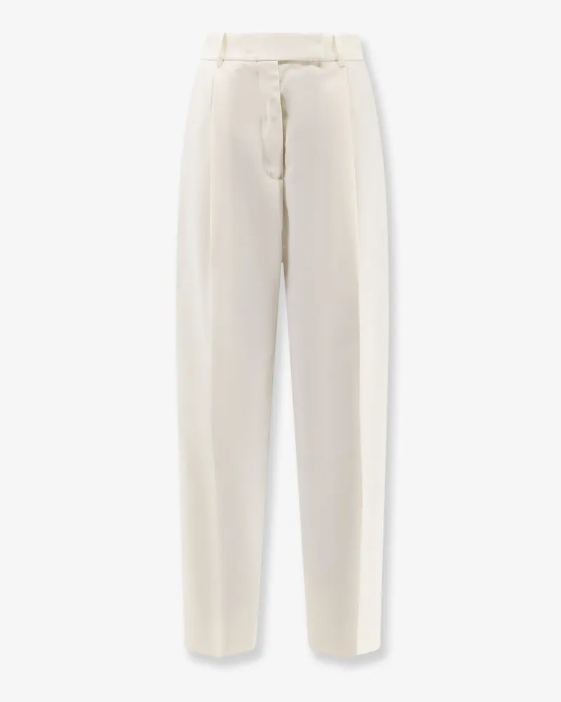 Róhe Virgin wool trousers -  - gender_Woman White