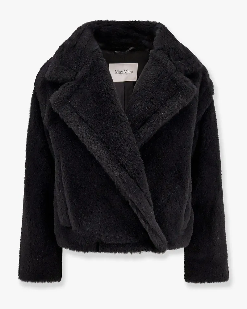 Max Mara Oggeri alpaca fur and virgin wool jacket -  - gender_Woman Black