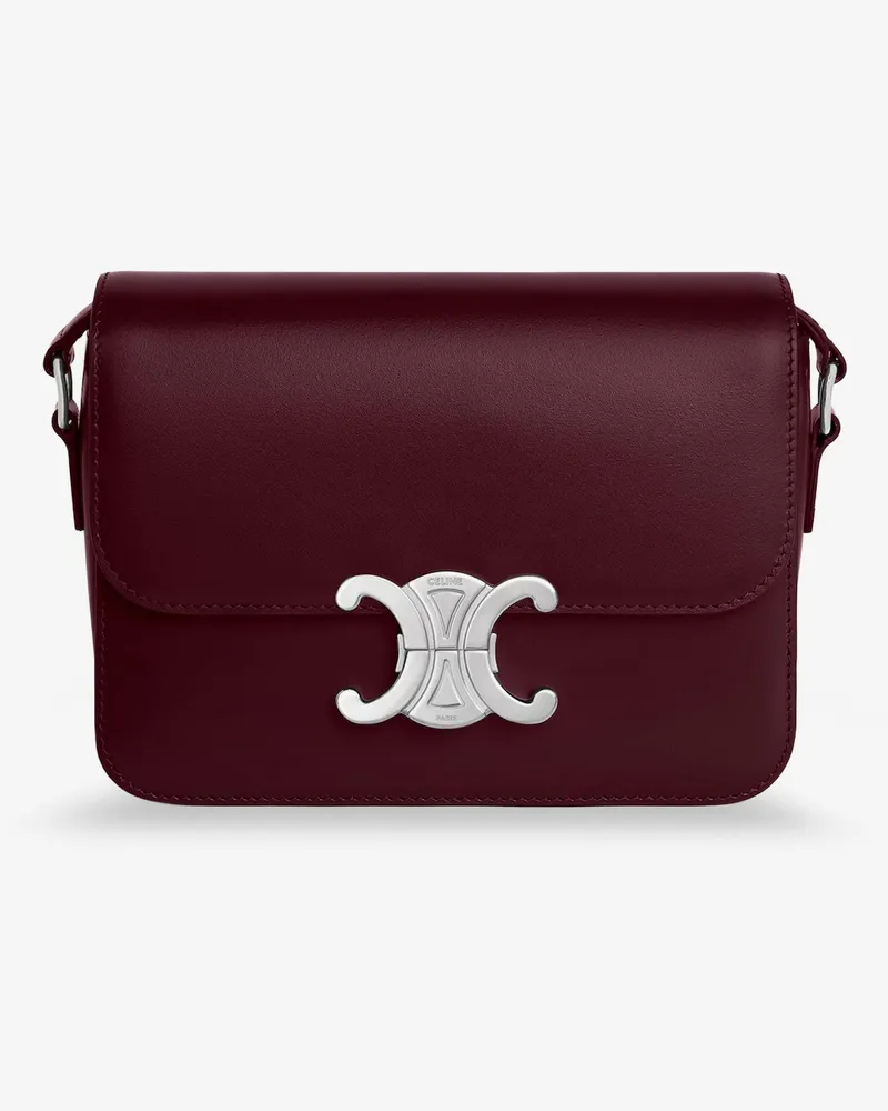 Celine Teen Triomphe leather shoulder bag -  - gender_Woman Red