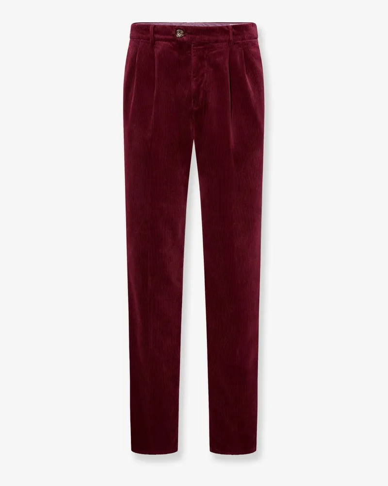 Brunello Cucinelli Corduroy trousers -  - gender_Man Red