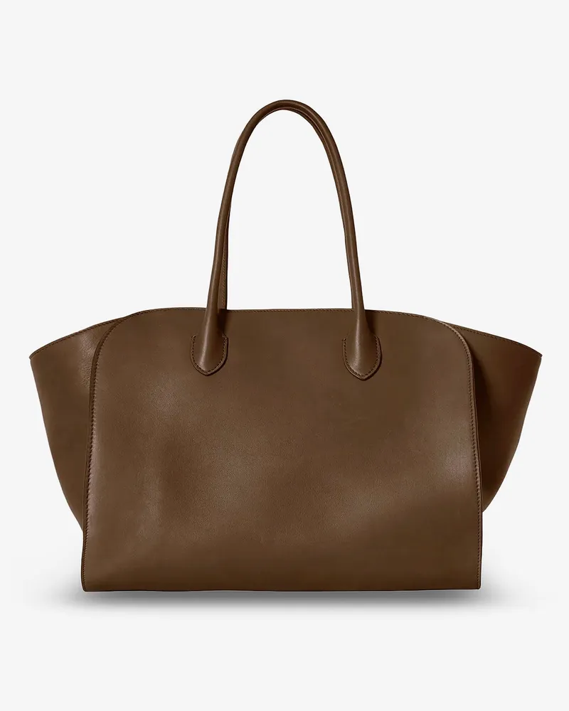 The Row Marlo 14 leather shoulder bag -  - gender_Woman Brown