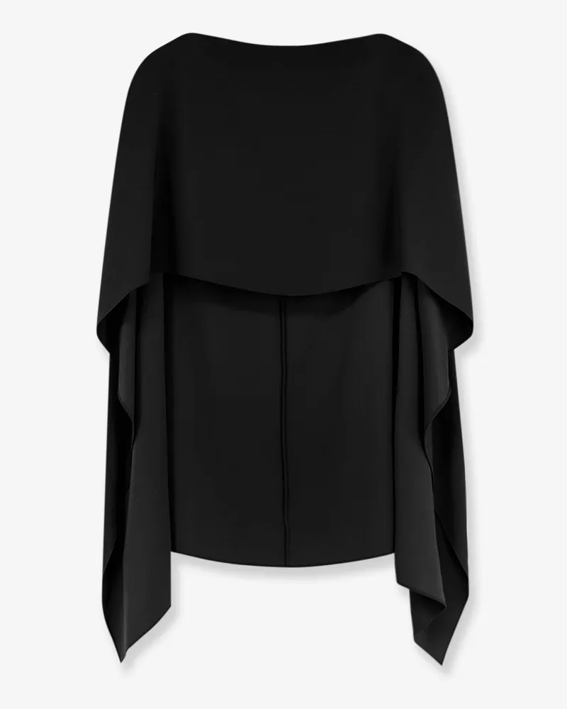Alberta Ferretti Viscose cape -  - gender_Woman Black