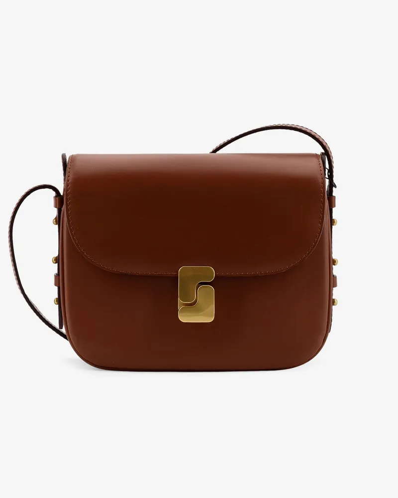 Soeur Bellissima Mini leather shoulder bag -  - gender_Woman Brown