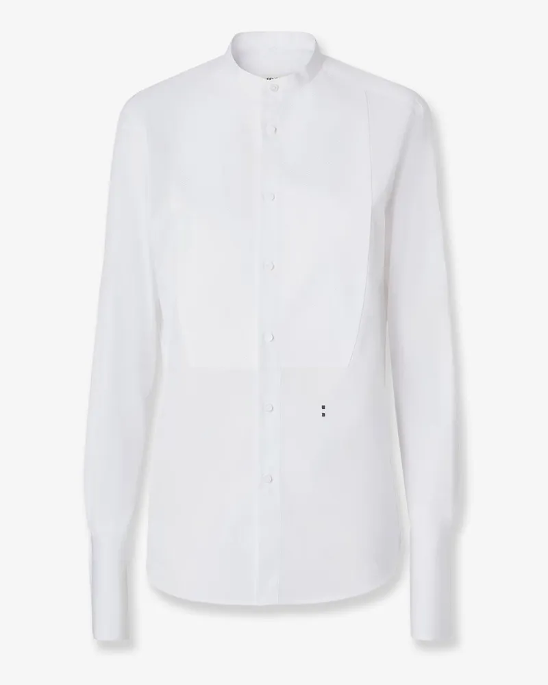 Fendi White popeline shirt -  - gender_Woman White