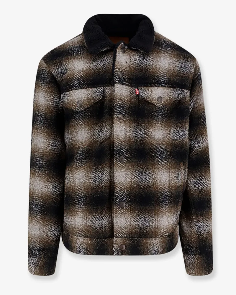 Levi's Jacket with Plaid motif -  - gender_Man Black
