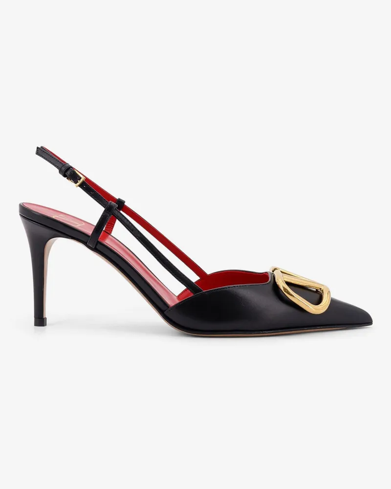 Valentino Garavani leather Slingback Pumps - VALENTINO GARAVANI - gender_Woman Black