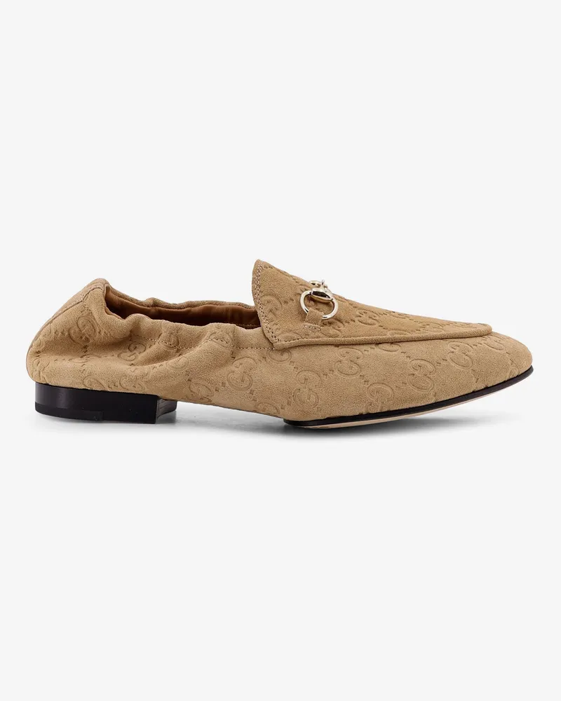 Gucci Jordaan suede loafers -  - gender_Woman Beige