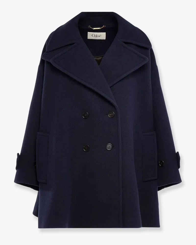 Chloé Virgin wool blend coat -  - gender_Woman Blue