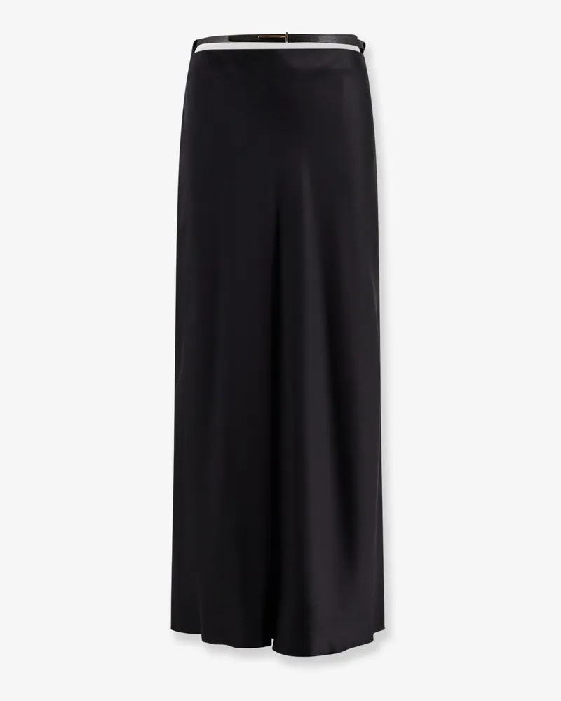 Tom Ford Silk midi skirt -  - gender_Woman Black
