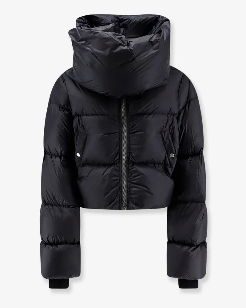 Rick Owens Crop-fit nylon down jacket -  - gender_Woman Black