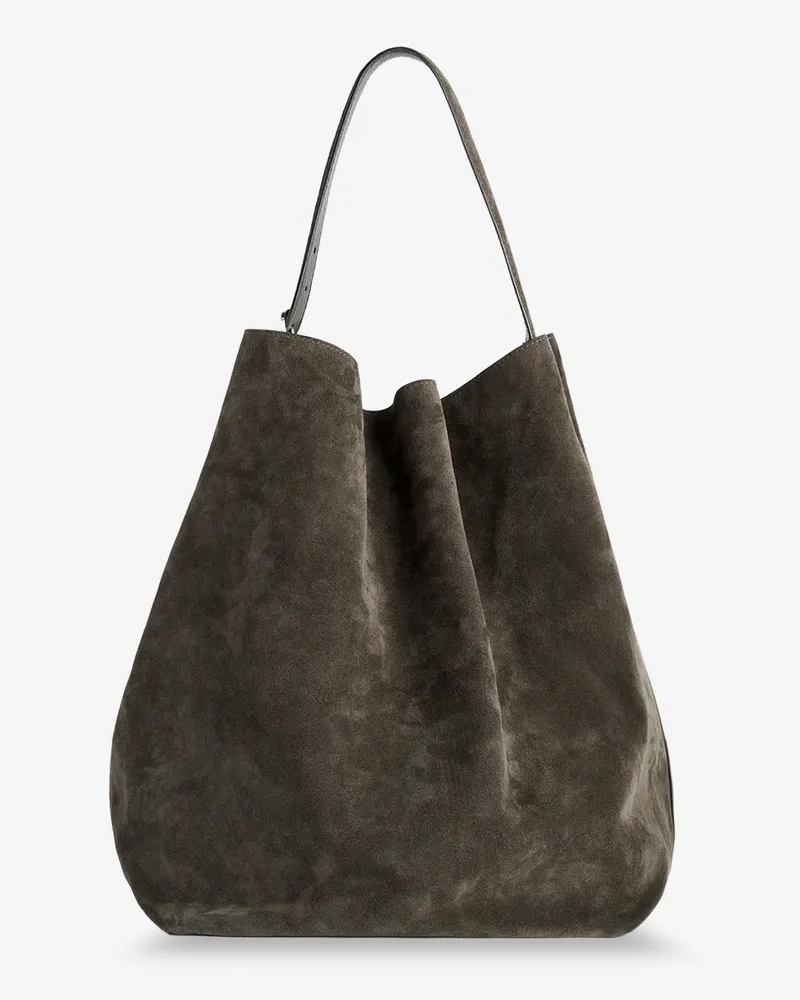 Totême Suede Tote Bag -  - gender_Woman Grey