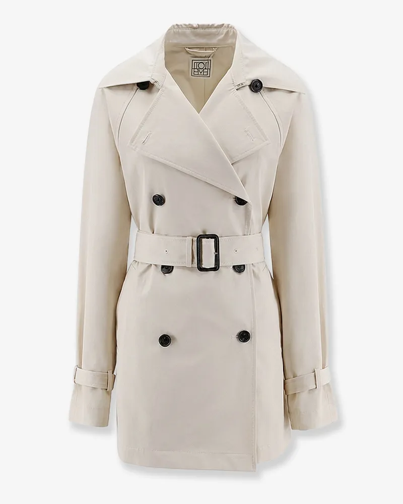 Totême Trench Washed Cotton -  - gender_Woman White