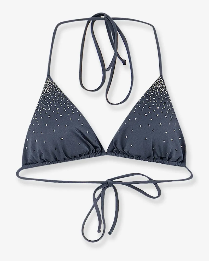 MC2 Saint Barth Annabelle rhinestone bikini top -  - gender_Woman Blue