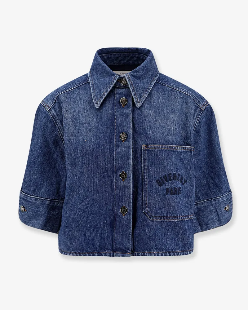 Givenchy Cocoon blue denim shirt -  - gender_Woman Blue
