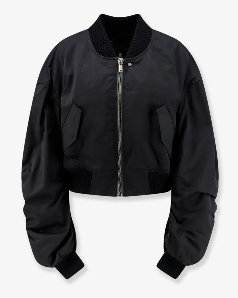 Rick Owens Secchia nylon and cotton blend crop jacket -  - gender_Woman Black