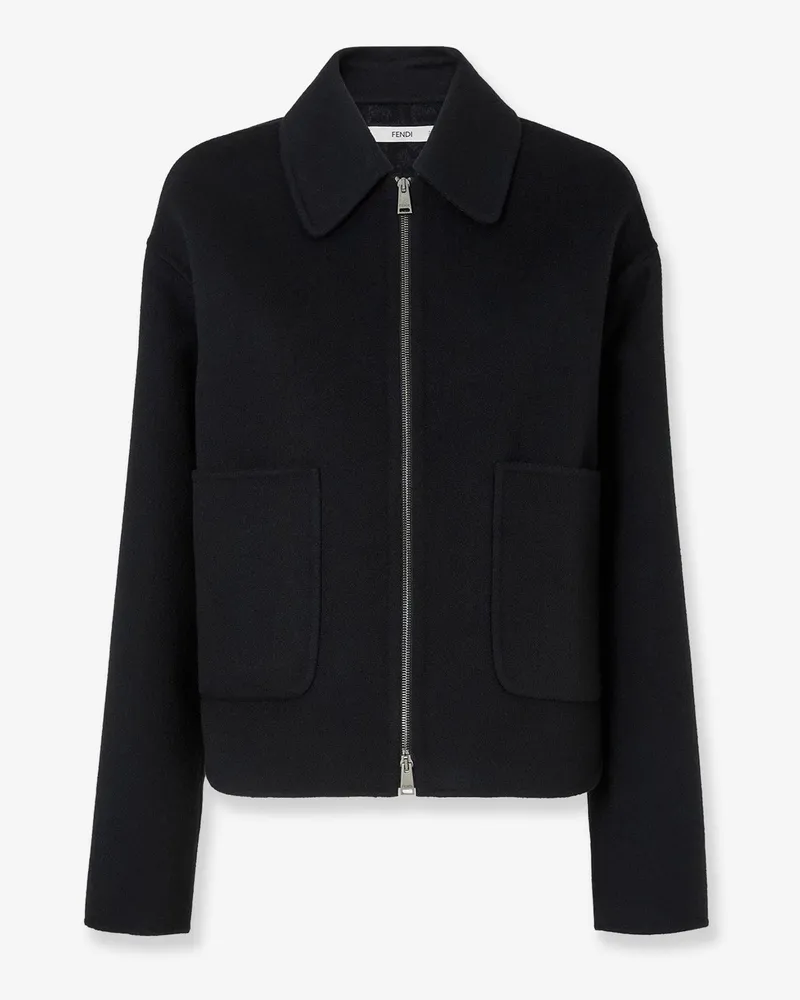 Fendi FF Zucca double wool blouson -  - gender_Woman Black