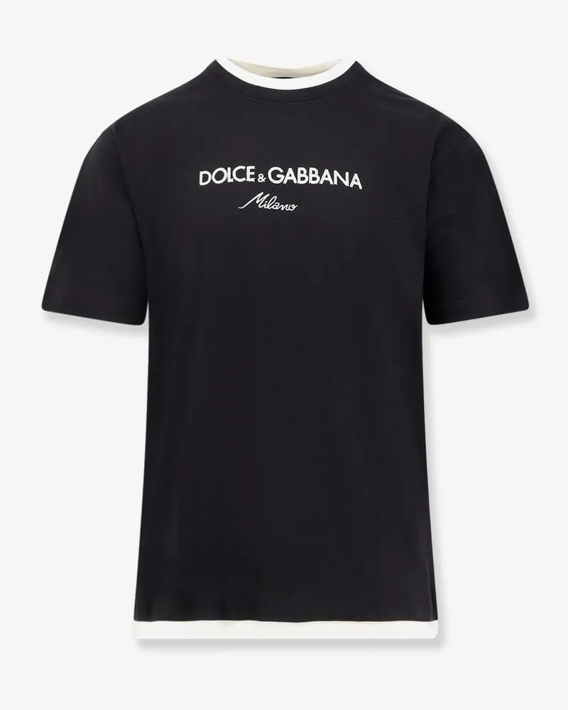Dolce & Gabbana Cotton T-shirt -  - gender_Man Black