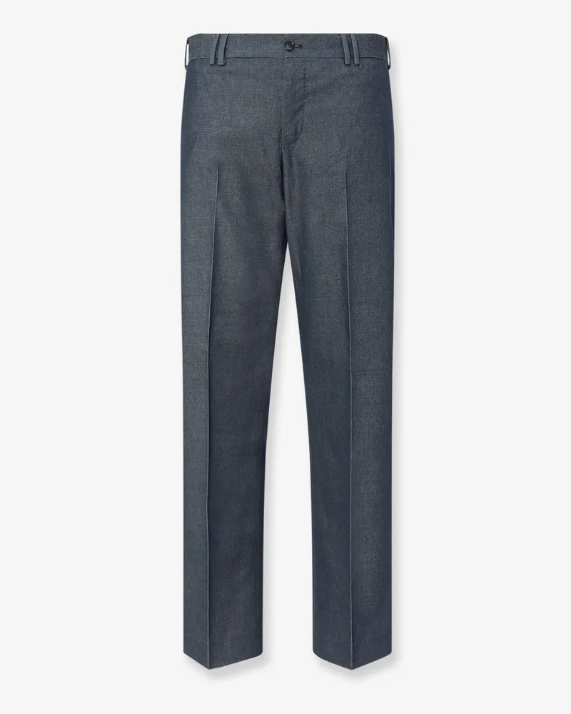 PT TORINO Michael trousers in a wool and cotton blend -  - gender_Man Blue