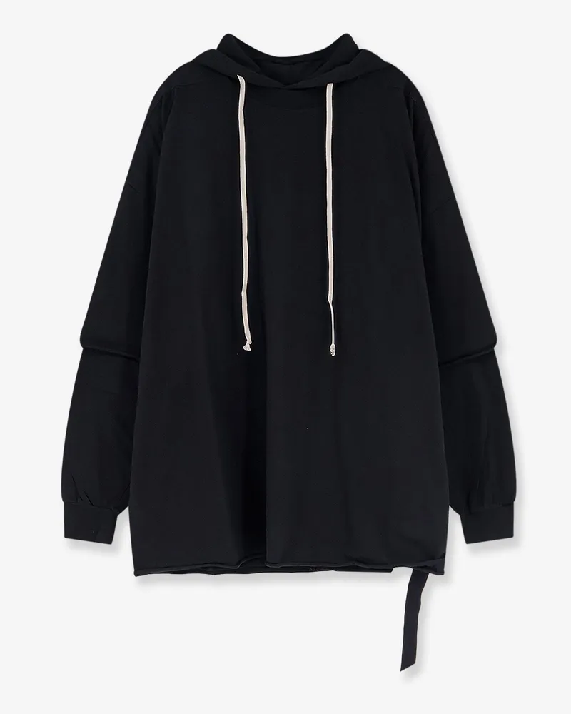DRKSHDW by Rick Owens Tommy Hustle cotton sweatshirt -  - gender_Man Black