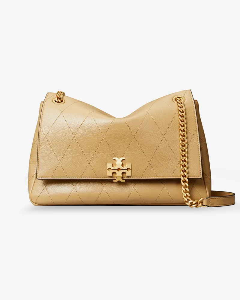 Tory Burch Charlie leather shoulder bag -  - gender_Woman Beige