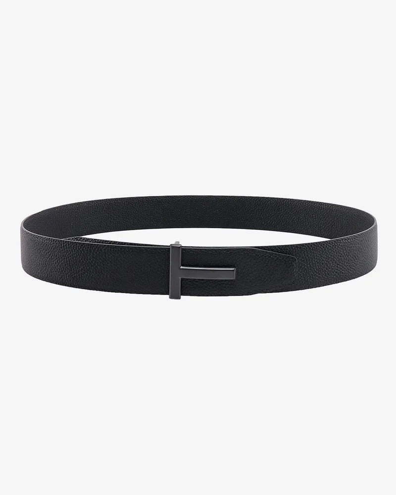 Tom Ford Leather belt -  - gender_Man Black