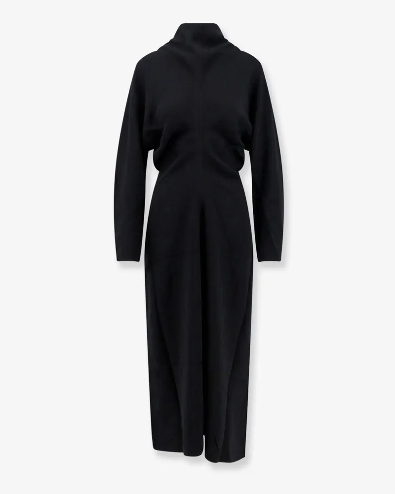 Totême Viscose dress with scarf -  - gender_Woman Black