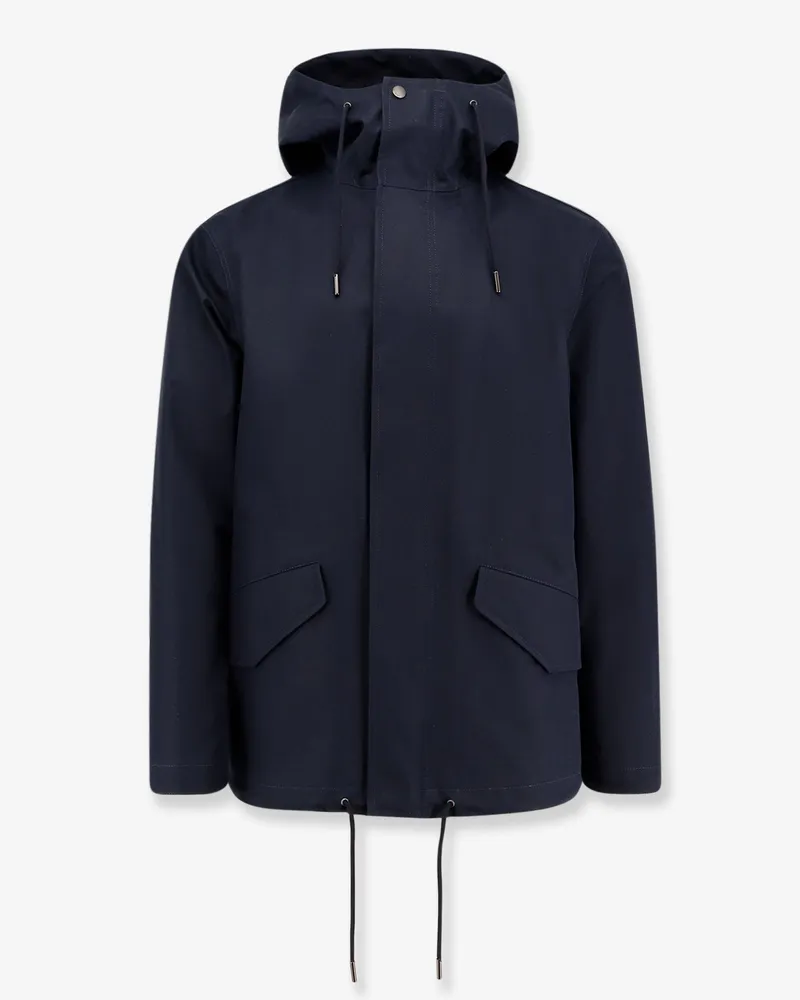 Burberry Waterproof cotton jacket -  - gender_Man Blue