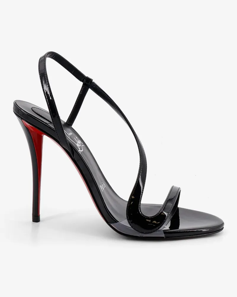 Christian Louboutin Rosa Z patent leather sandals -  - gender_Woman Black