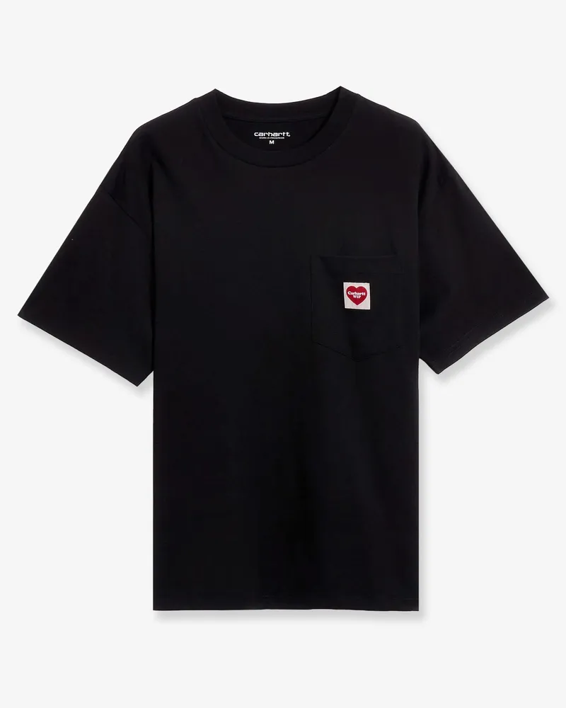 Carhartt WIP Pocket Heart organic cotton T-shirt -  - gender_Man Black