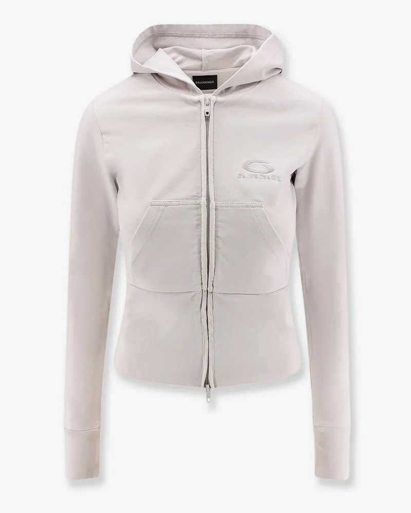 Balenciaga Cotton hooded sweatshirt -  - gender_Woman Grey