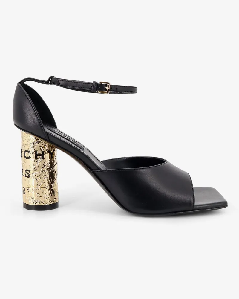 Givenchy Leather sandals with Tape heel -  - gender_Woman Black