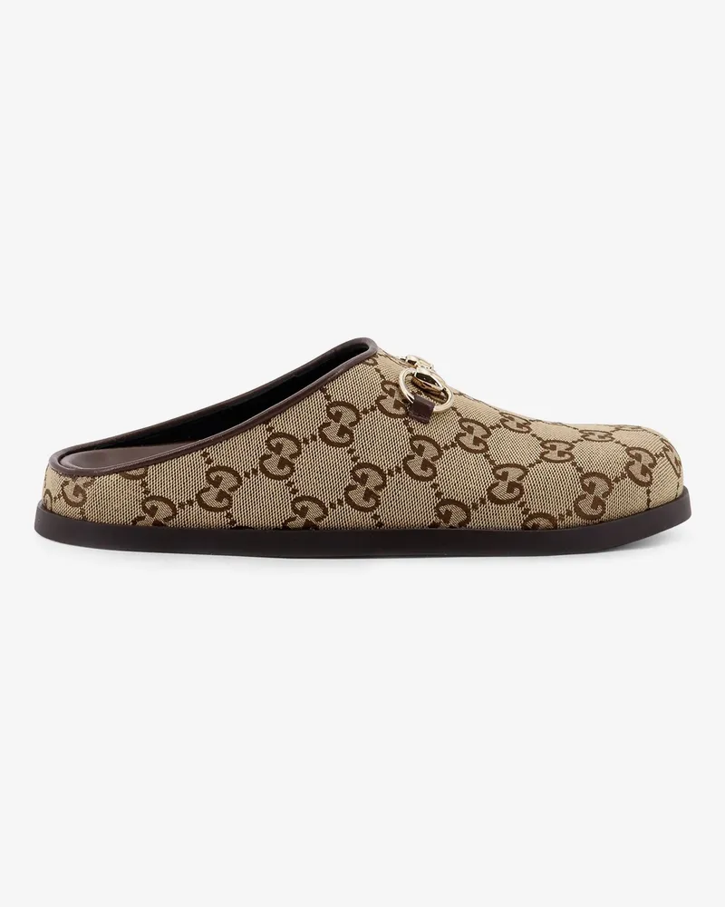 Gucci GG Fabric sabot -  - gender_Woman Beige