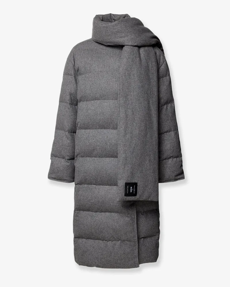 HUGO BOSS Pashiza reversible long down jacket -  - gender_Woman Grey