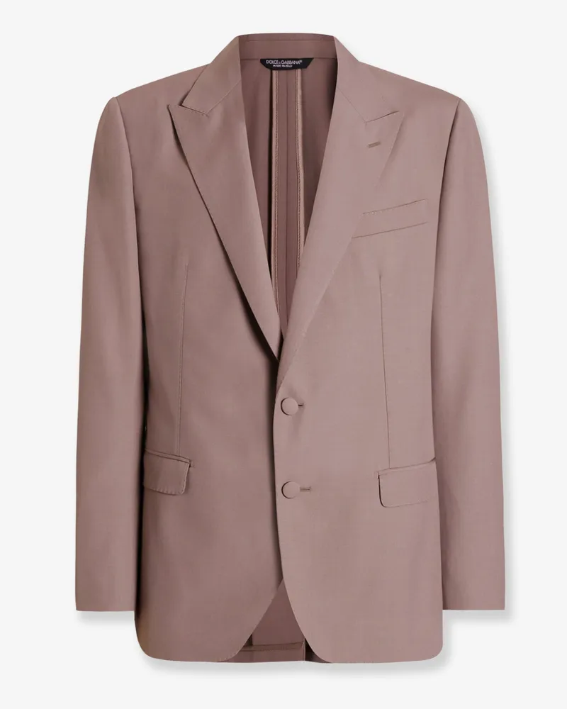 Dolce & Gabbana Taormina virgin wool blazer -  - gender_Man Pink
