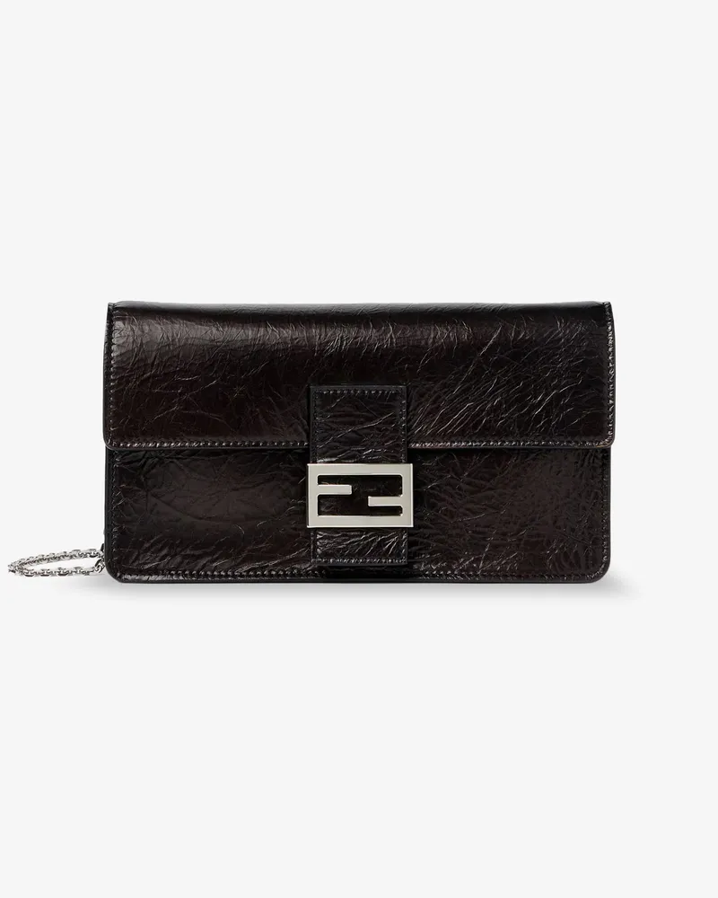 Fendi Wallet on Chain Tube leather crossbody bag -  - gender_Woman Black