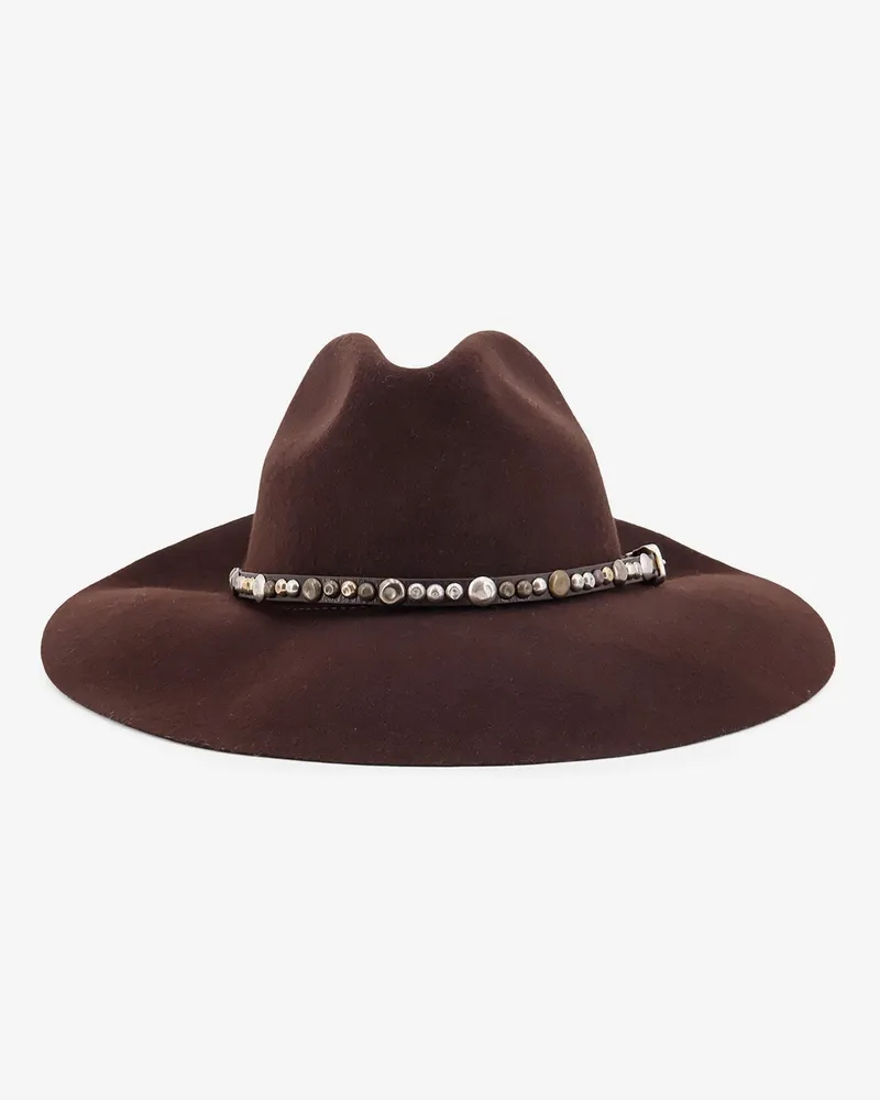 Golden Goose Golden Fedora Hat -  - gender_Woman Brown