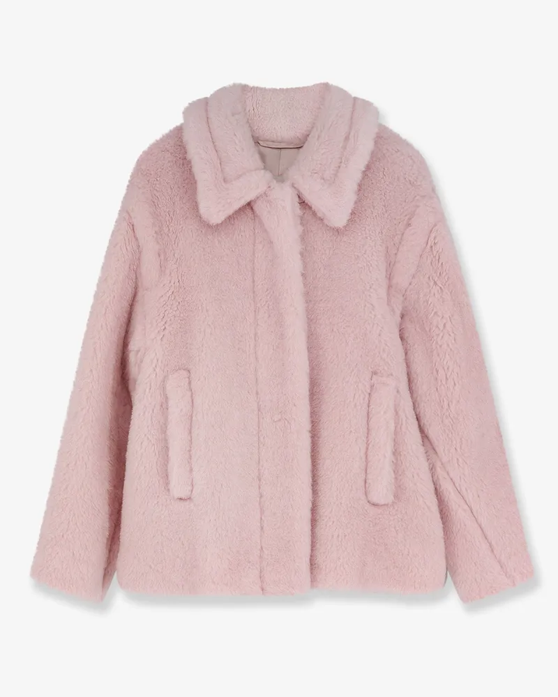 Max Mara Mxmfuggito alpaca, virgin wool and silk jacket -  - gender_Woman Pink