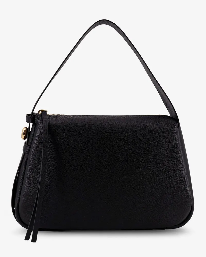 Tory Burch Romy leather shoulder bag -  - gender_Woman Black