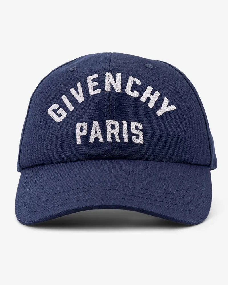 Givenchy Cotton baseball hat -  - gender_Man Blue