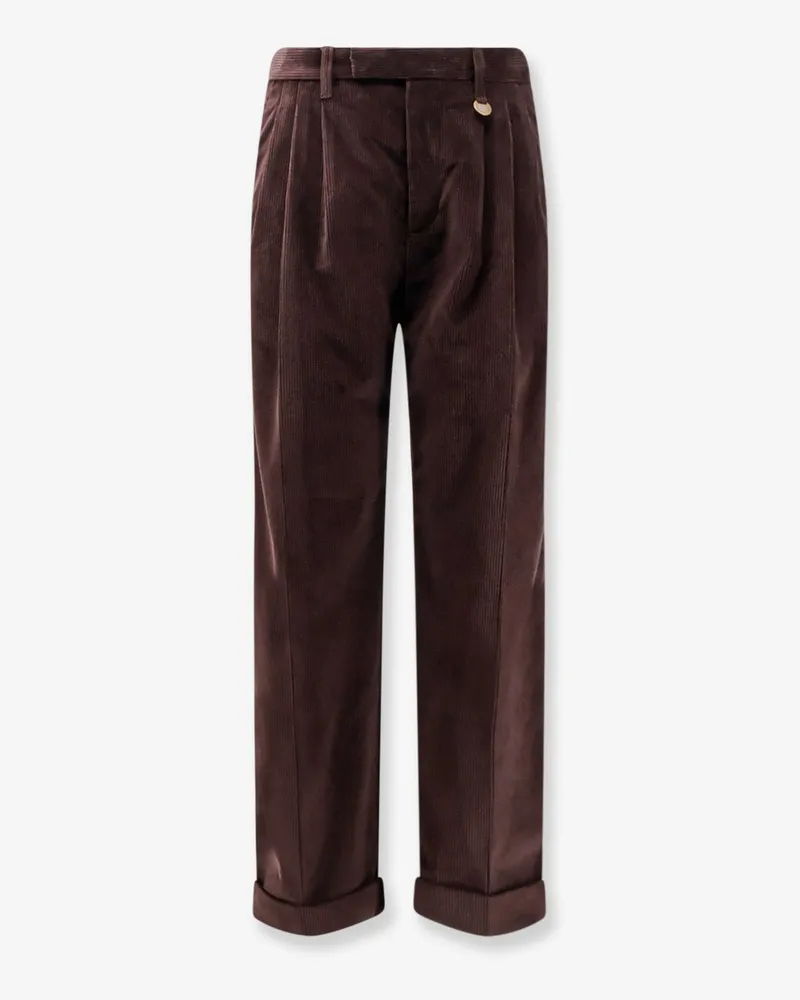 Burberry Corduroy trousers -  - gender_Man Brown