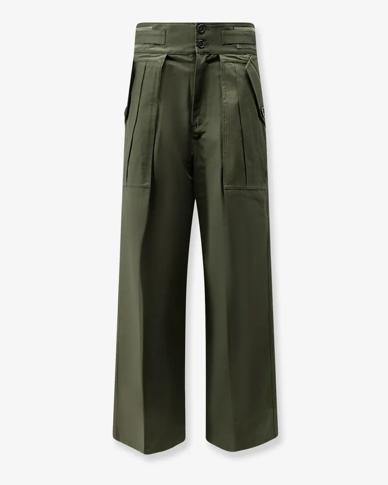 FRANKIE Shop Tova Cargo cotton trousers -  - gender_Woman Green